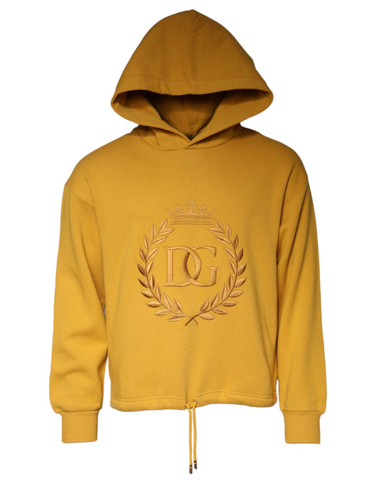 Mustard DG Hooded Men Sweatshirt Sweater