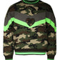 Multicolor Camouflage Sweatshirt Sweater