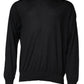 Black Cashmere Crew Neck Pullover Sweater