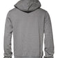 Gray Pocket Cotton Hooded Sweatshirt Sweater