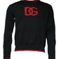 Black DG Logo Crew Neck Sweatshirt Sweater