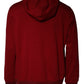 Red Logo Plaque Hooded Sweatshirt Sweater