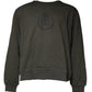 Army Green Crown Cotton Sweatshirt Sweater