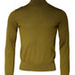 Brown Cashmere Turtleneck Pullover Sweater