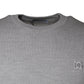 Light Gray Wool Crew Neck Pullover Sweater