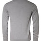 Light Gray Wool Crew Neck Pullover Sweater