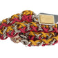 Elegant Multicolor Crystal-Embellished Belt