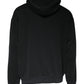 Black Logo Plaque Hooded Full Zip Sweater