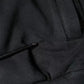 Black Logo Plaque Hooded Full Zip Sweater