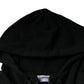 Black Logo Plaque Hooded Full Zip Sweater