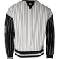 Black White Stripes Logo Sweatshirt Sweater