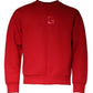 Maroon DG Logo Cotton Men Sweatshirt Sweater