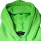 Green Logo Hooded Pullover Sweatshirt Sweater