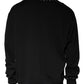 Black Logo Stud Pullover Sweatshirt Sweater