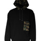 Black Camouflage Hooded Sweatshirt Sweater