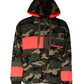 Multicolor Camouflage Hooded Men Sweatshirt Sweater