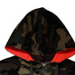 Multicolor Camouflage Hooded Men Sweatshirt Sweater