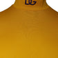 Yellow DG Long Sleeve Turtleneck Pullover Sweater