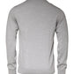 Light Gray Wool Crew Neck Pullover Sweater