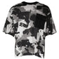 Multicolor Camouflage Cotton Crewneck T-shirt