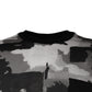 Multicolor Camouflage Cotton Crewneck T-shirt