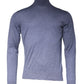 Purple Blue Long Sleeve Turtleneck Pullover Sweater