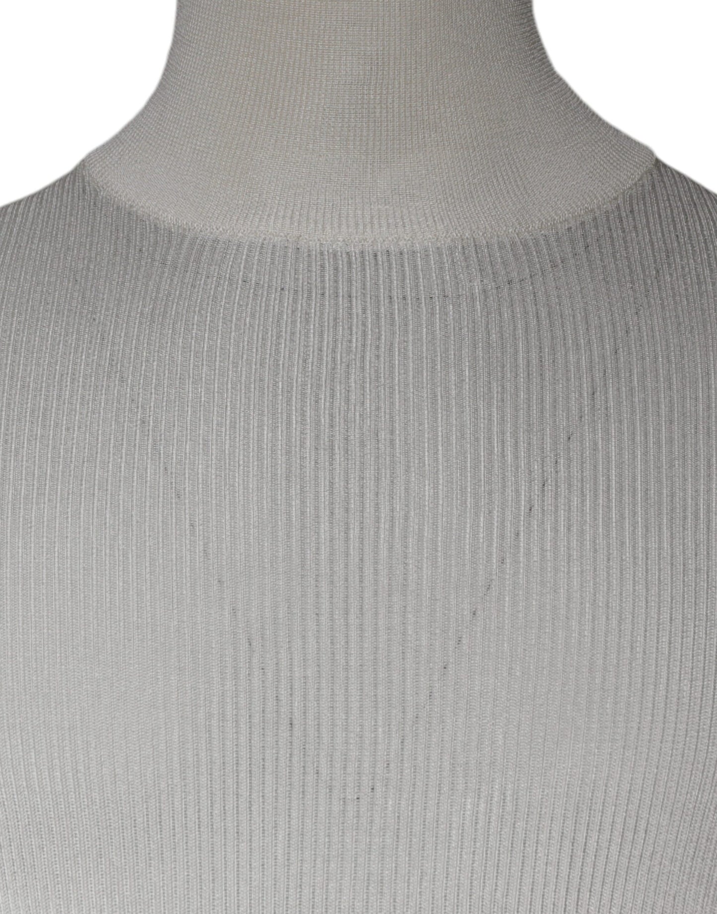 White Long Sleeve Turtleneck Men Pullover Sweater