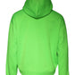 Green Logo Hooded Pullover Men Sweatshirt Sweater