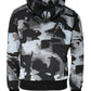 Multicolor Camouflage Men Hooded Sweater