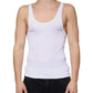 White Tank Sleeveless Round Neck T-shirt