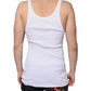 White Tank Sleeveless Round Neck T-shirt