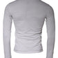 White Cotton Buttoned Long Sleeves T-shirt