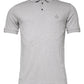 Gray Crown Collared ShortSleeve Polo T-shirt