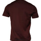 Maroon DG Logo Cotton Crew Neck T-shirt