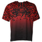 Red Leopard Cotton Short Sleeves T-shirt