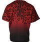 Red Leopard Cotton Short Sleeves T-shirt