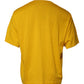 Mustard Embossed Logo Crew Neck T-shirt