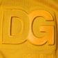 Mustard Embossed Logo Crew Neck T-shirt