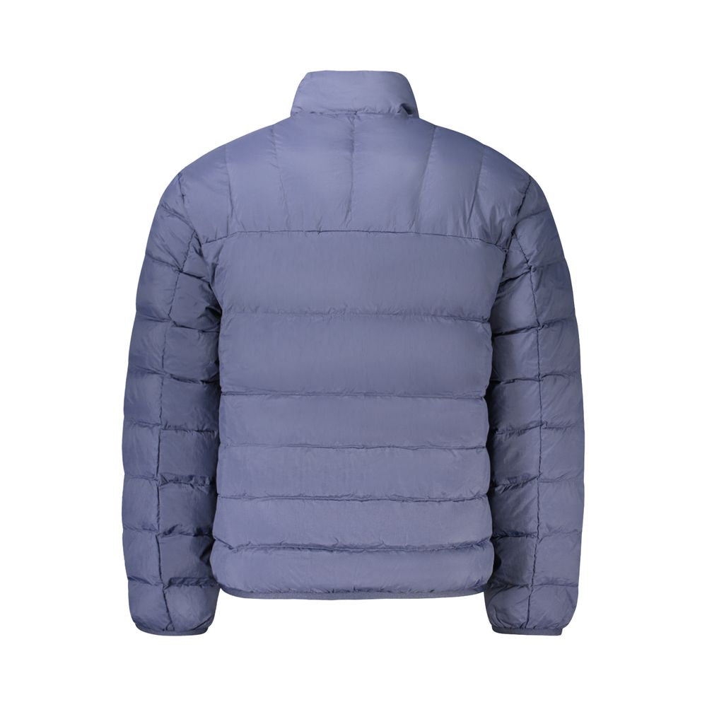 Blue Polyamide Men Jacket