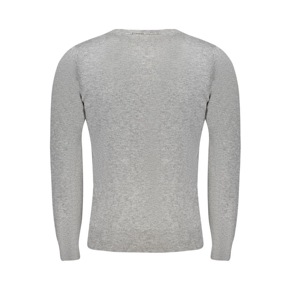 Gray Polyester Sweater