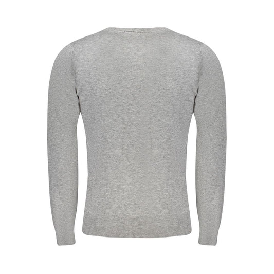 Gray Polyester Sweater