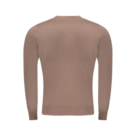 Brown Polyester Sweater