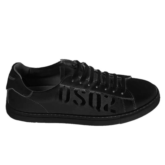 Black Leather Di Calfskin Sneaker