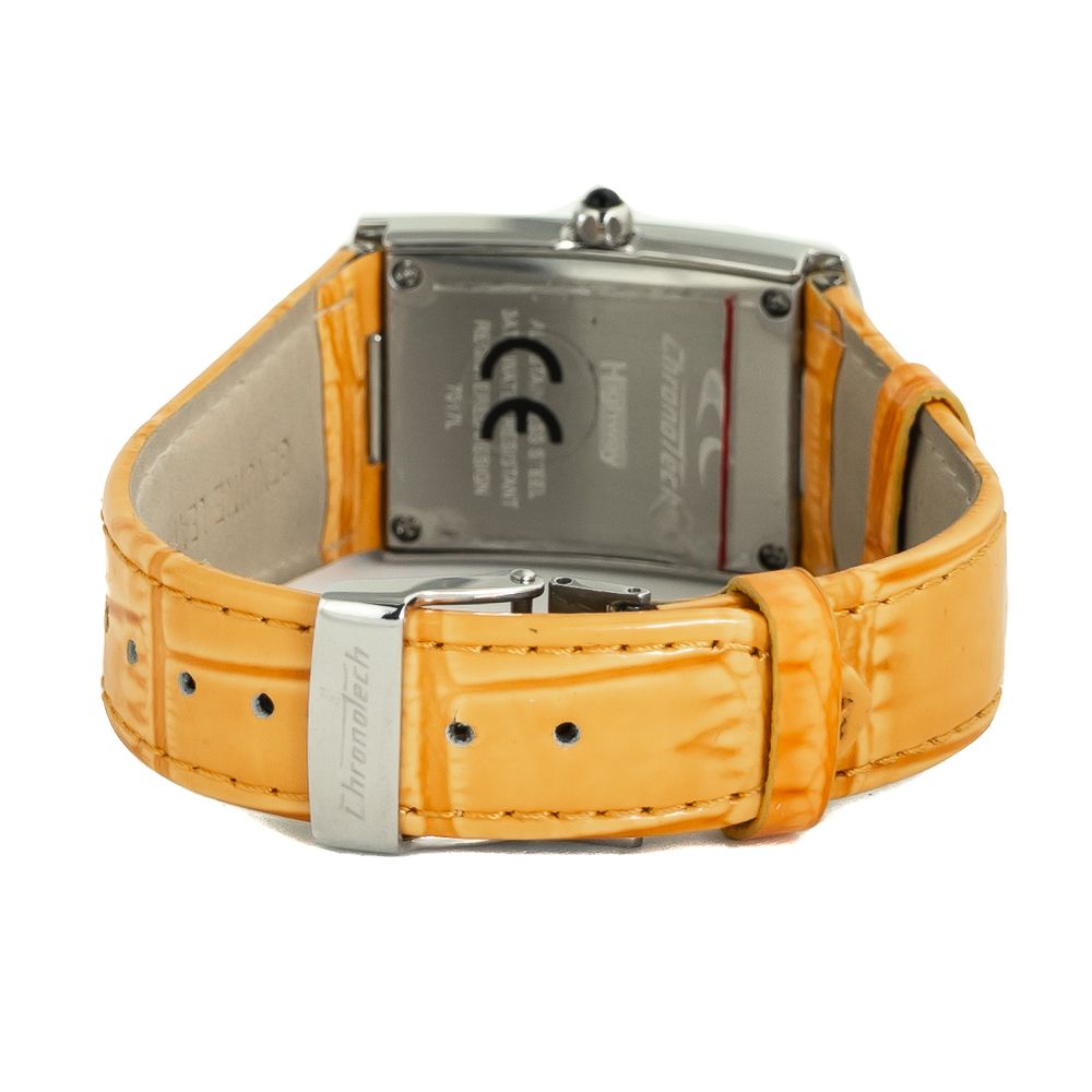 Orange Leather Watch