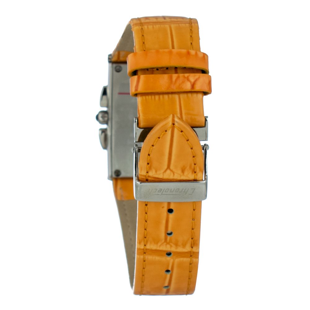 Orange Leather Watch