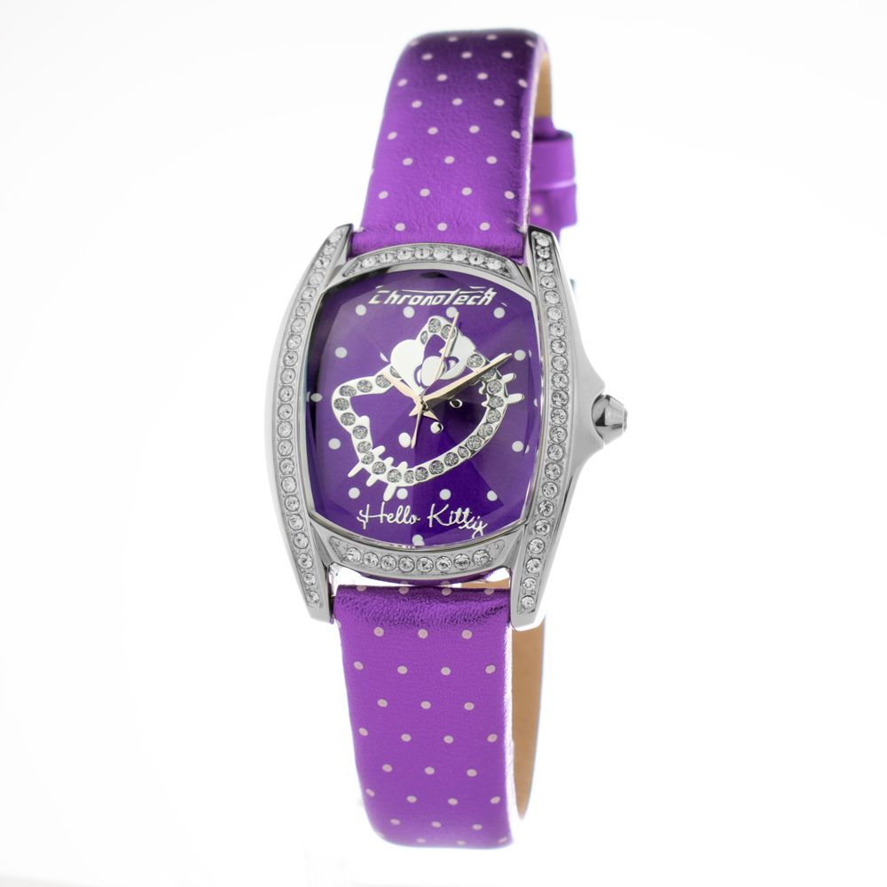 Purple Leather Watch