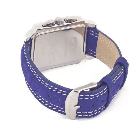 Blue Leather Watch