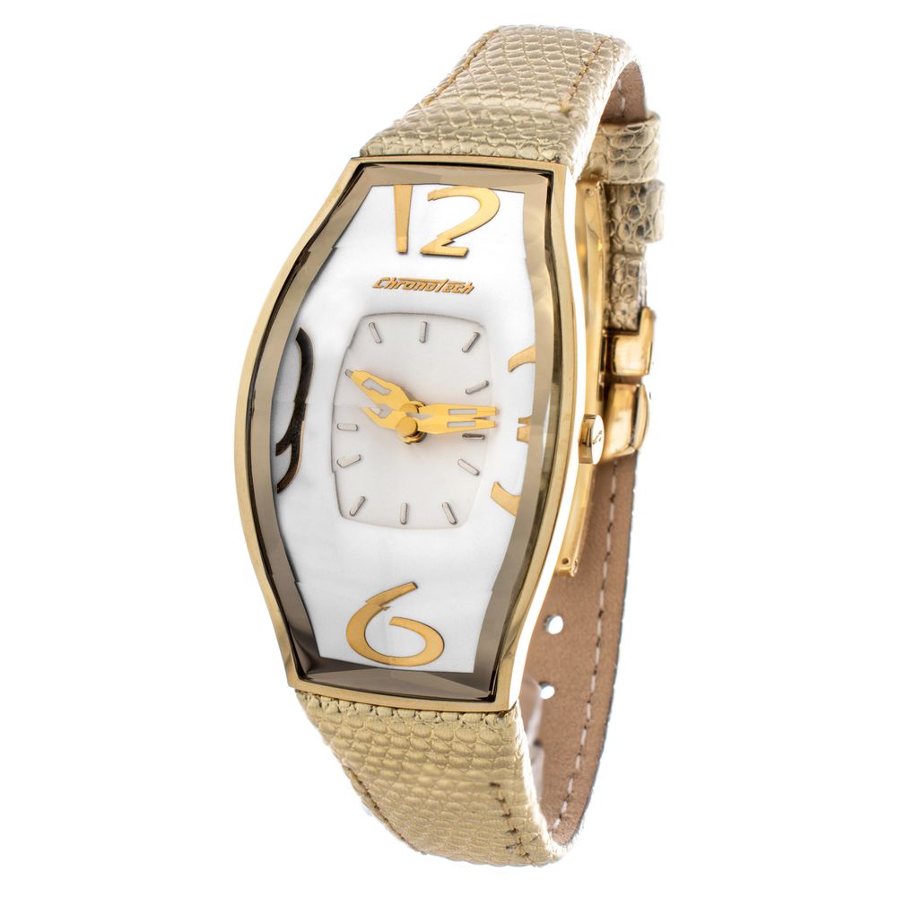 Gold Leather Watch