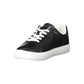 Black Polyester Sneaker