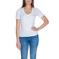 White Cotton Rigenerato Tops & T-Shirt